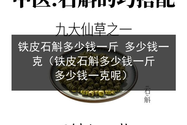 铁皮石斛多少钱一斤 多少钱一克(铁皮石斛多少钱一斤 多少钱一克呢)